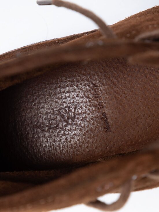 J.Crew Mens 10 Brown Suede 6-Eyelet Desert Field Boot Crepe Sole Made in Italy main image 6